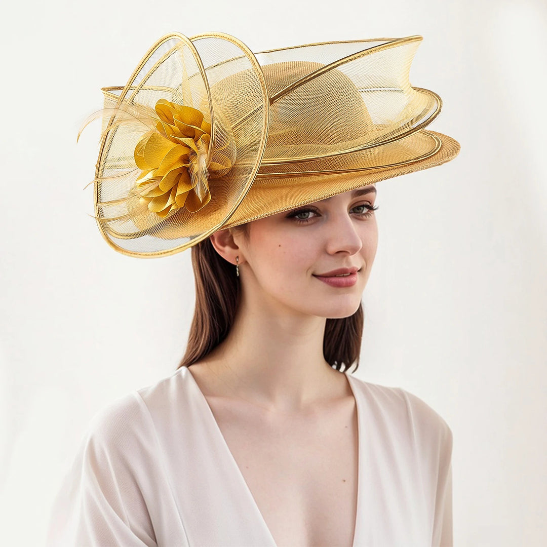 Unique Derby Sinamay Hat