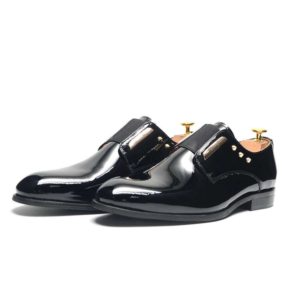 Luxury Patent Leather Evening Dress Shoes