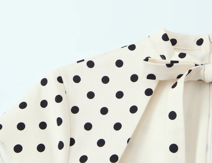 Light Luxury Bow-Tie Mini Dress