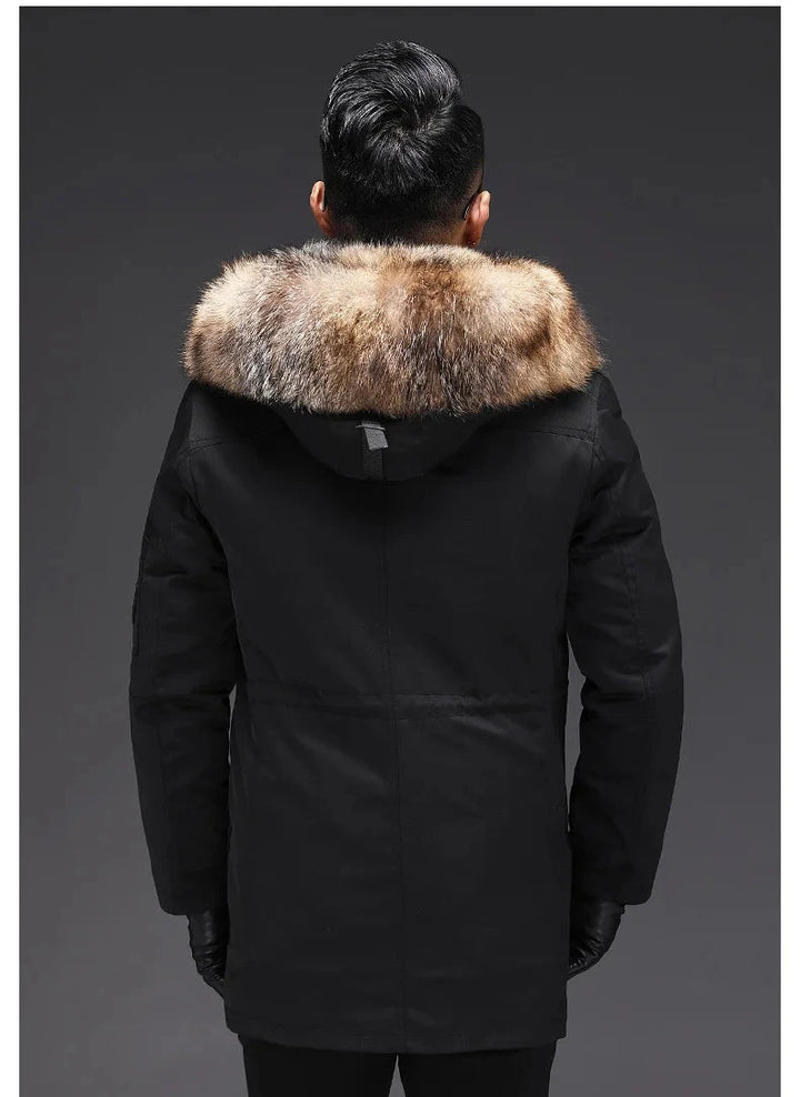 Luxury Hooded Fur Jacket