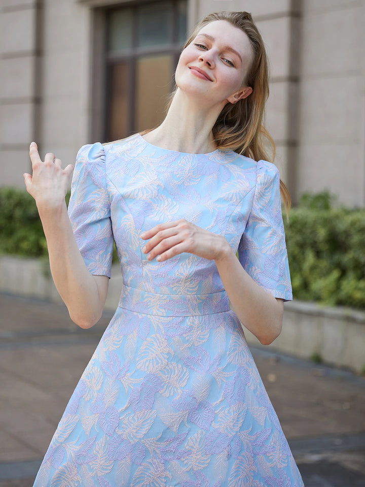 Robe de soirée formelle à fleurs Temperament