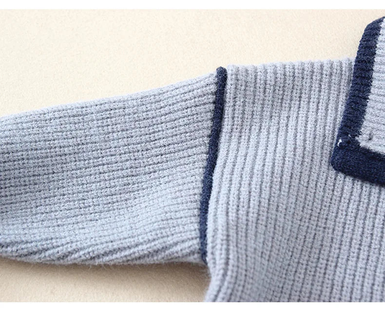 Trendy Cotton Knitted Kid's Cardigan