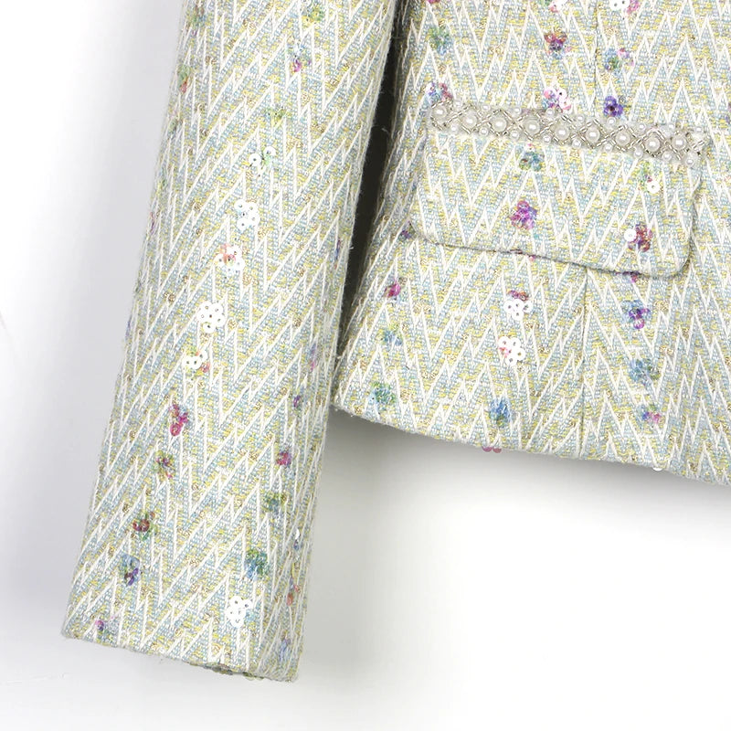 Glamorous Beaded Sequin Jacket