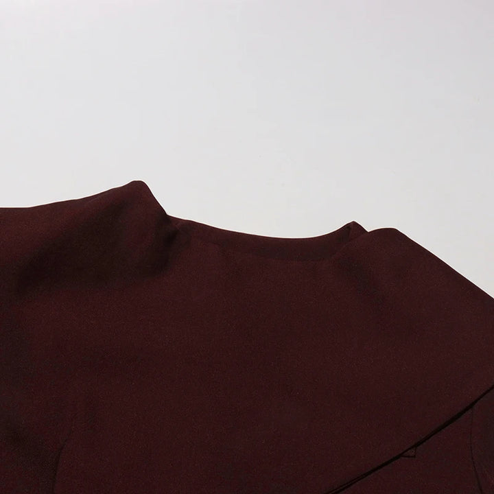 Trench-coat au design asymétrique chic