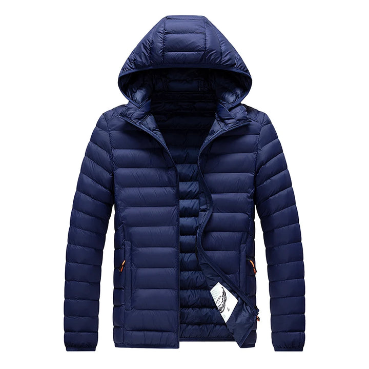 Casual Hooded Parka Coat With Detachable Hat
