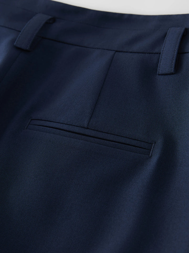 Trendy A-line Pleated Mini Skirt