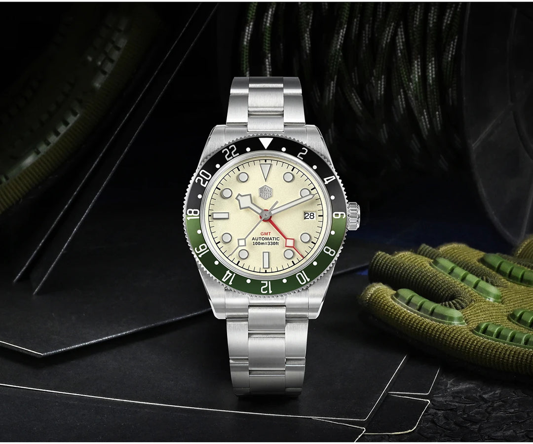 Classic Bidirectional Bezel Watch