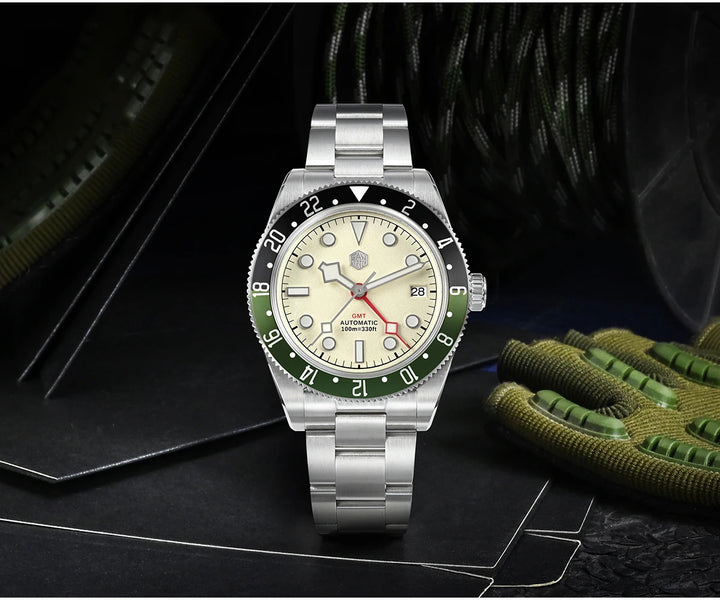 Classic Bidirectional Bezel Watch