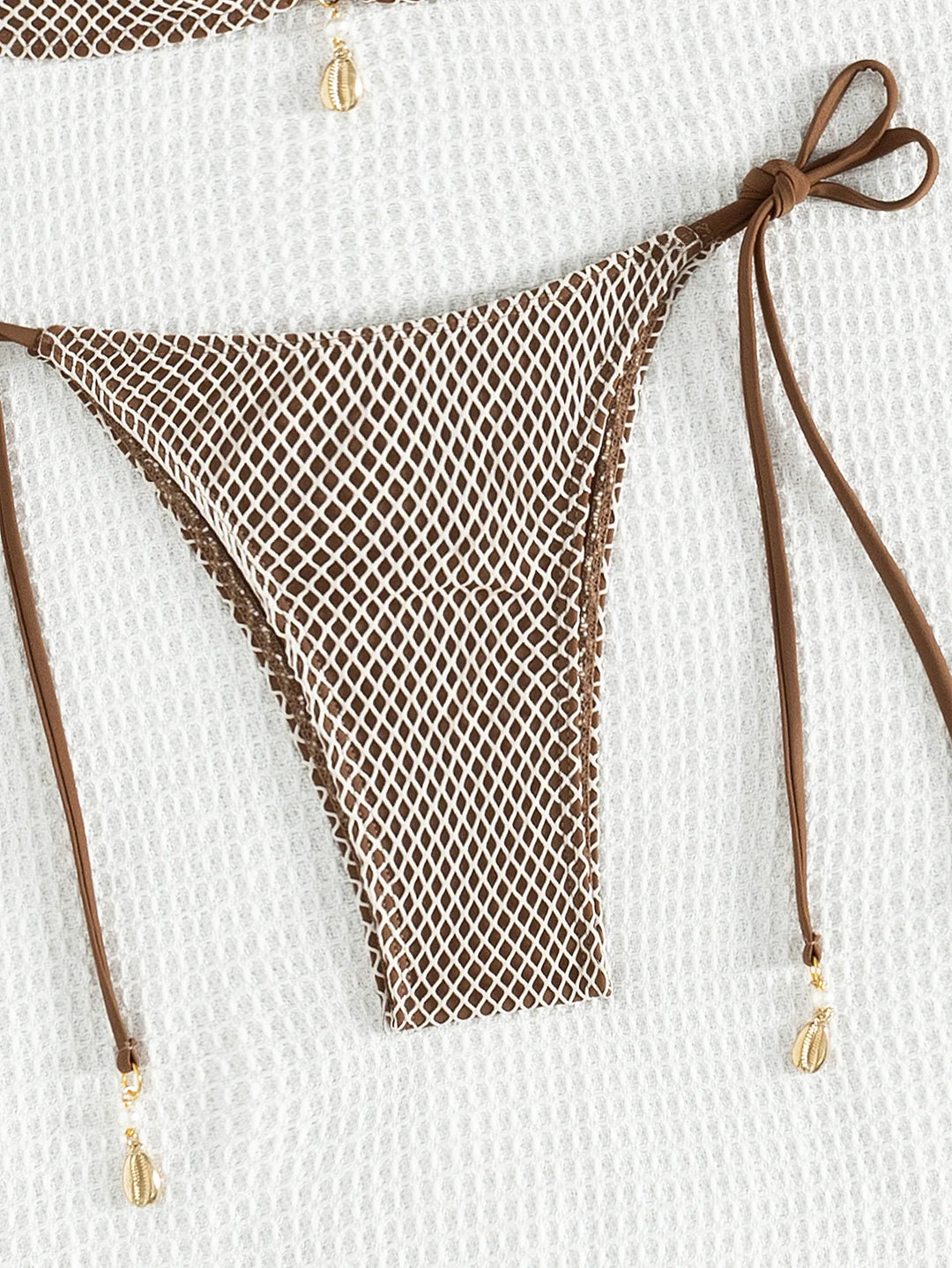 Sweet Halter Lace Thong Swimsuit