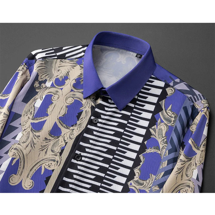 Sleek High-End Printed Shirt