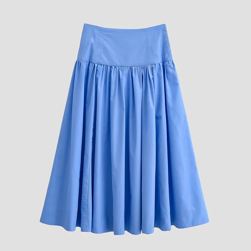 Luxury High Waisted Pleated Skirt