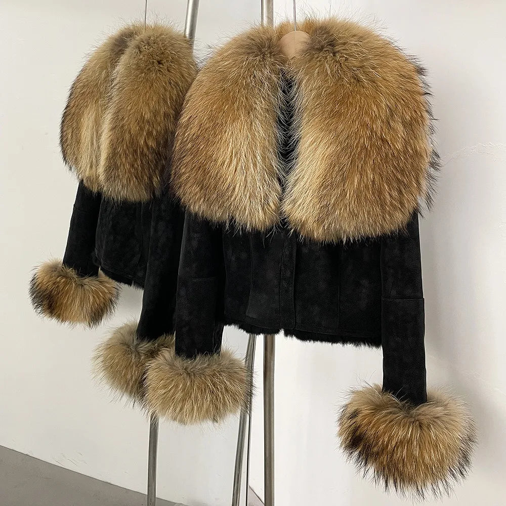 High-Quality Warm Fur Parka Coat