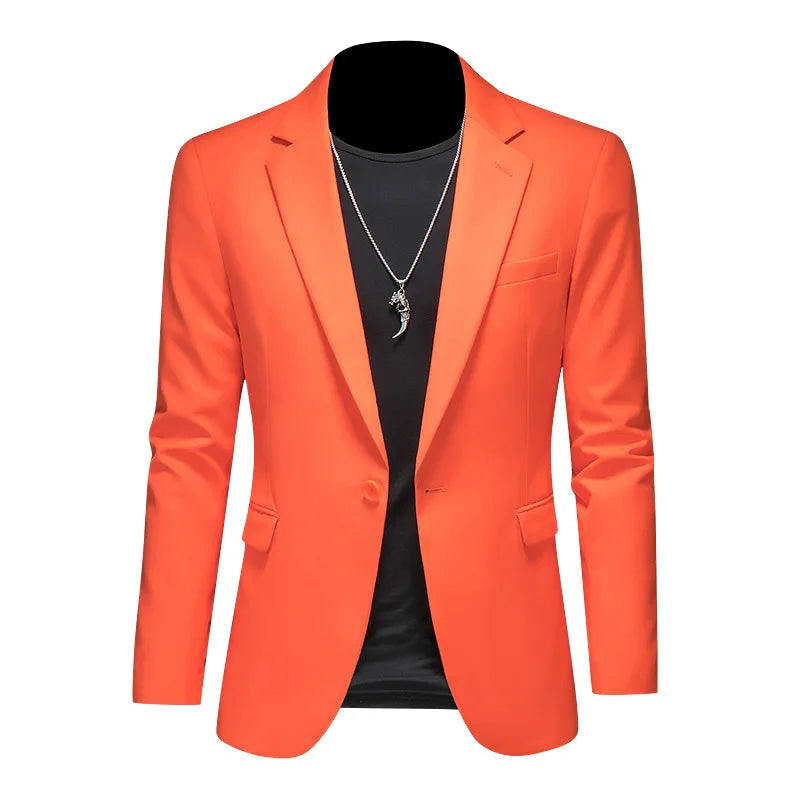 Smart Single Breasted Slim Fit Blazer
