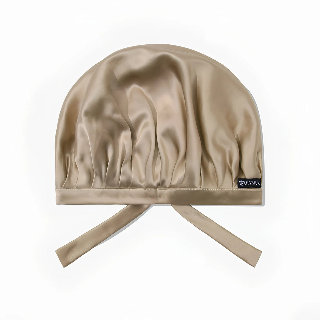 Real Silk Concise Style Night Bonnet
