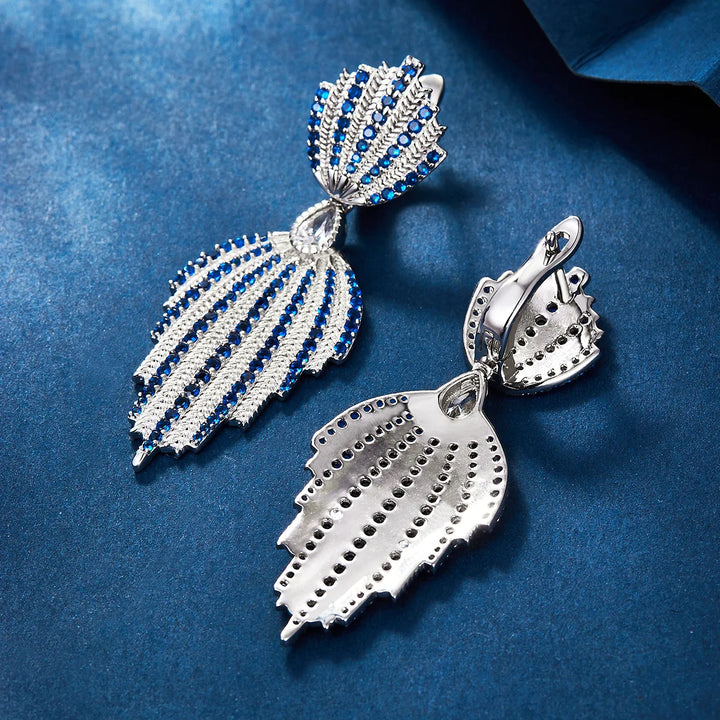 Elegant Sterling Silver Drop Earrings