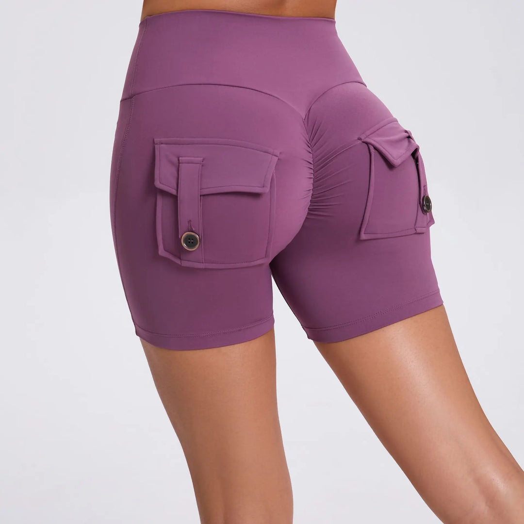 Classic Push-Up Pockets Yoga Shorts