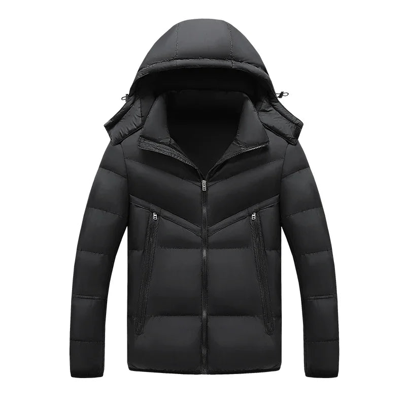 Elegant Thermal Padded Windbreaker Jacket