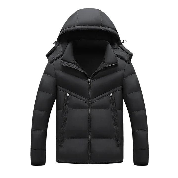 Elegant Thermal Padded Windbreaker Jacket