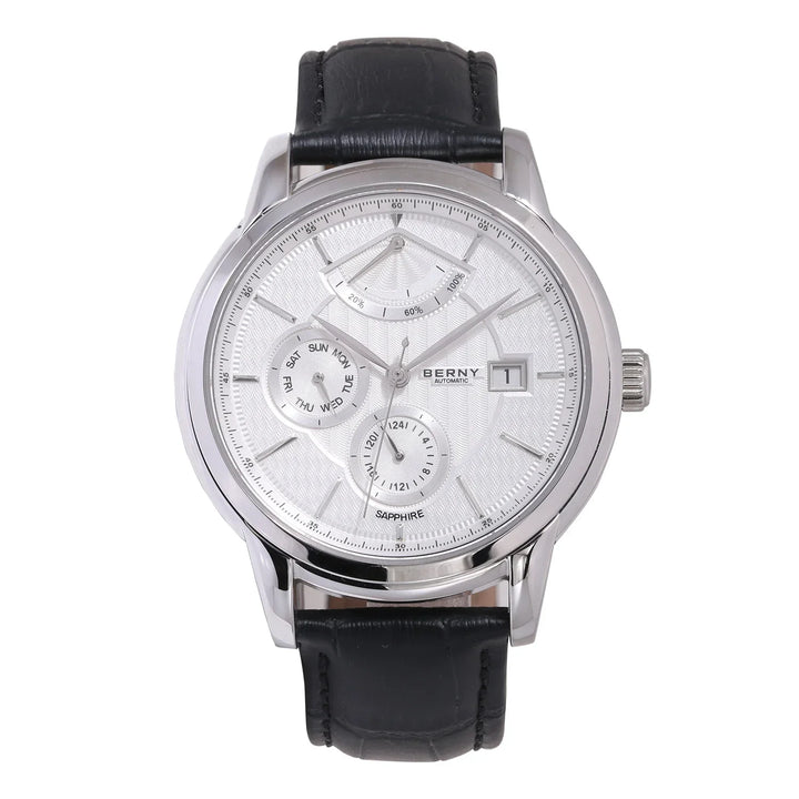 High-End Calendar Sapphire Wristwatch