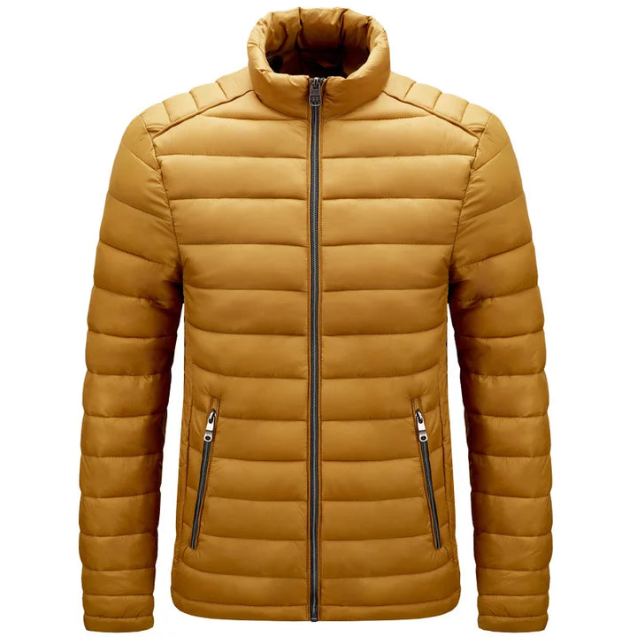 Sleek Windproof Parka Coat