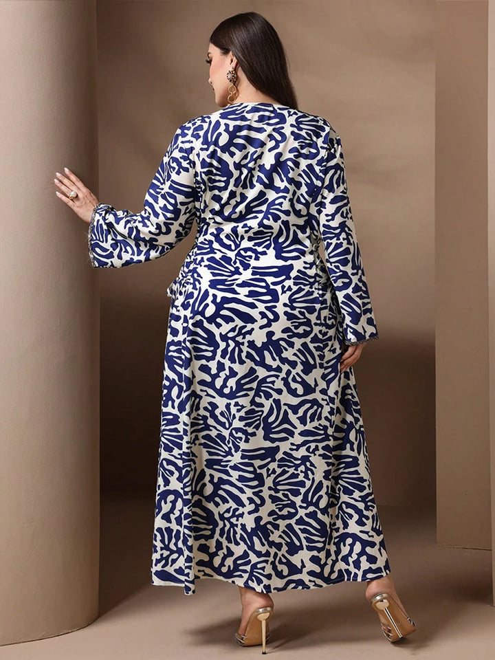 Elegant Diamond-Encrusted Maxi Dress