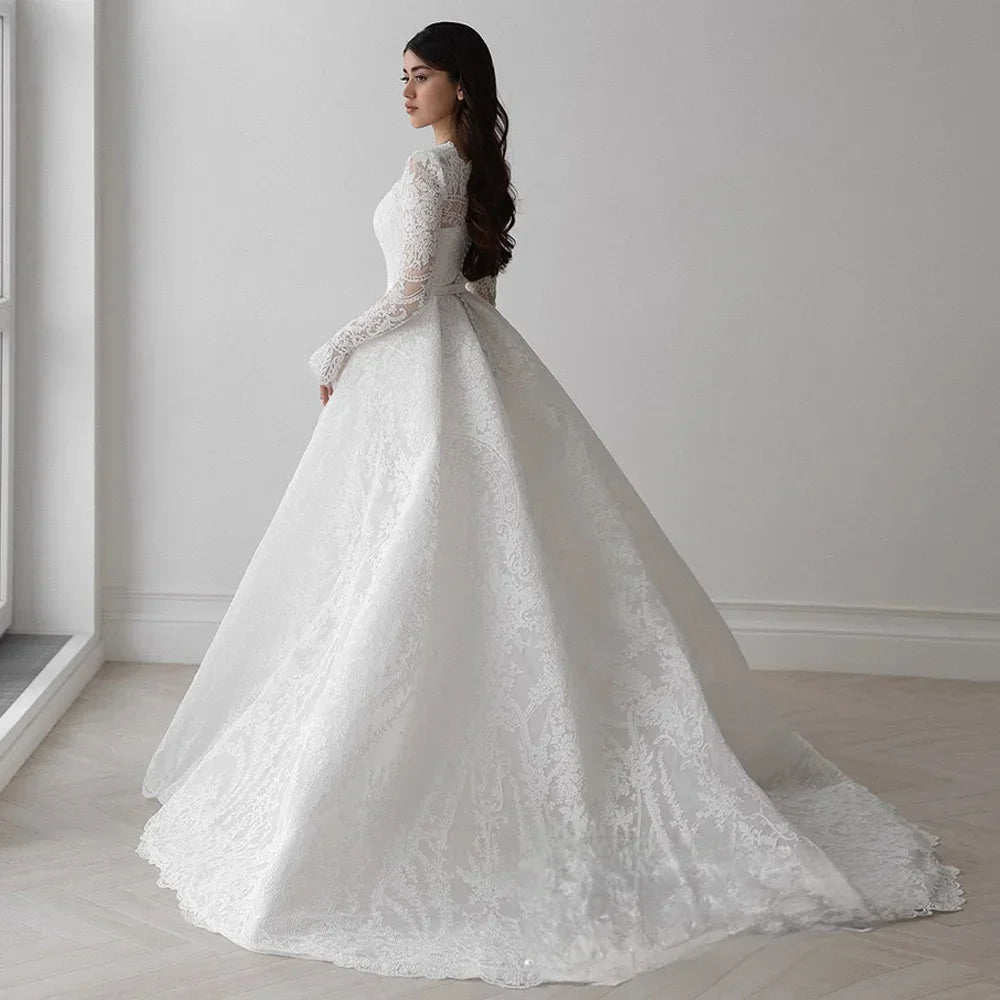 Gorgeous Square Neck Bridal Dress