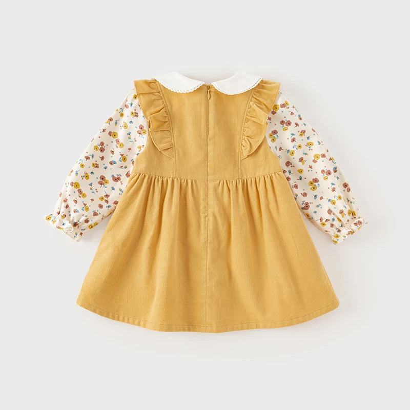 Corduroy Sweet Gentle Girl's Dress