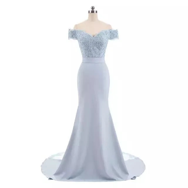 Stunning Twill Mermaid Evening Dress