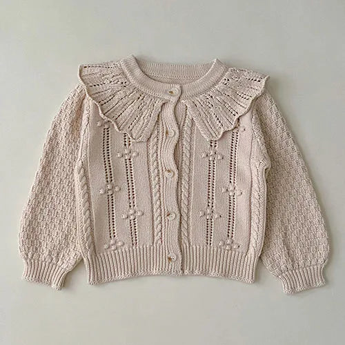 Elegant Toddler Baby Girl Knitting Cardigan