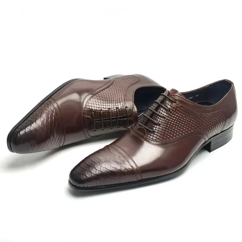 Classic Leather Men's Oxford Shoes