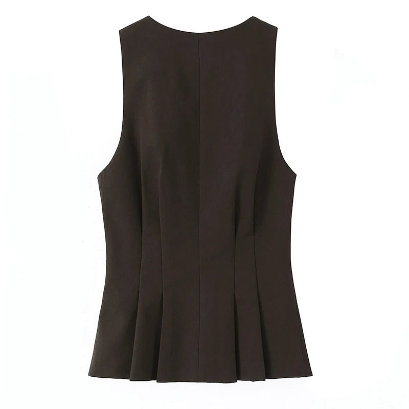 Luxury Off-The-Shoulder Vest