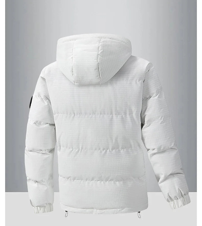 Warm Loose Fit Hooded Parka Jacket