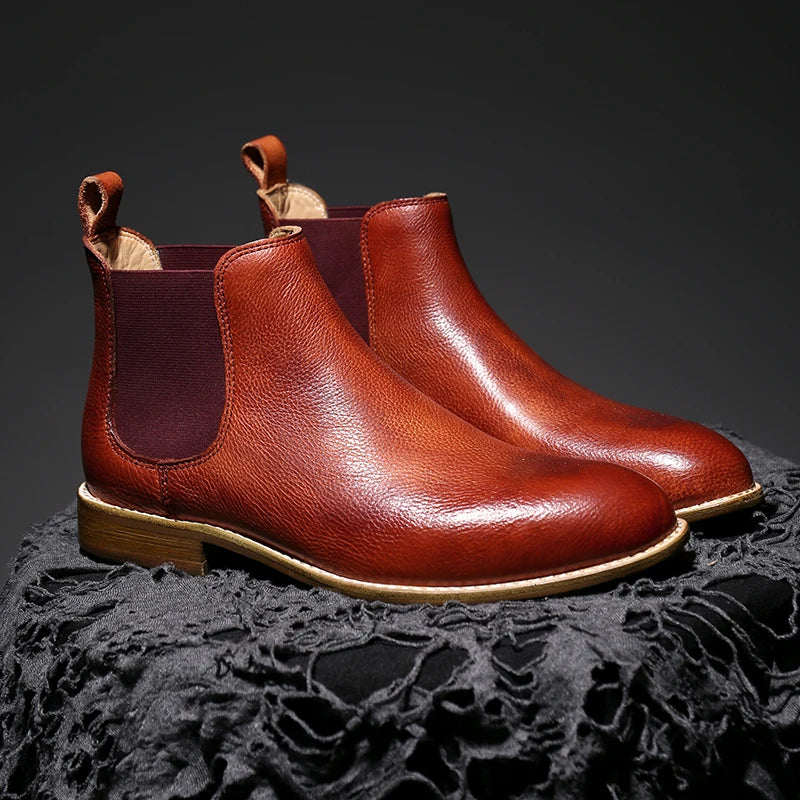 Sleek Welted Chelsea Boots