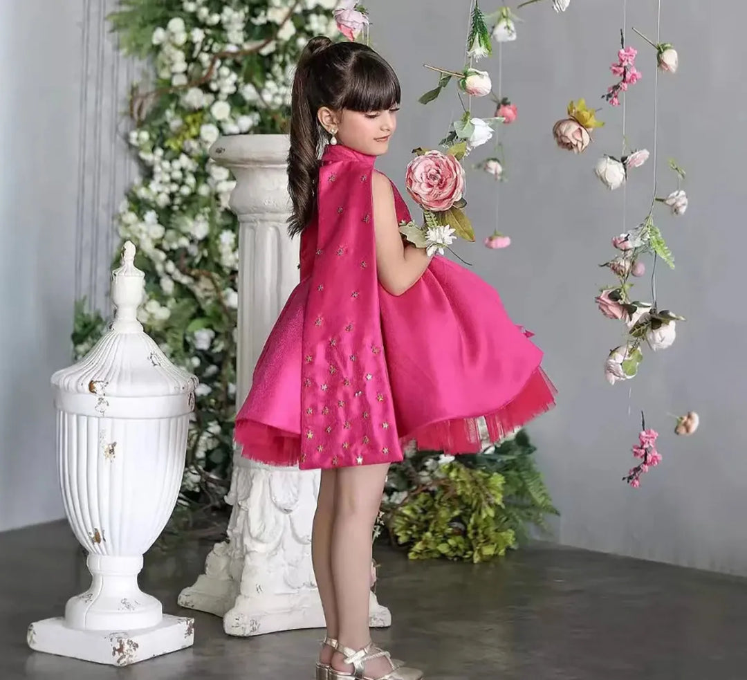 Cute Tiered Applique Girl&