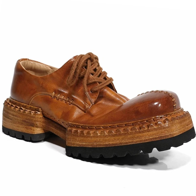 Smart Hand-Sewn Derby Shoes