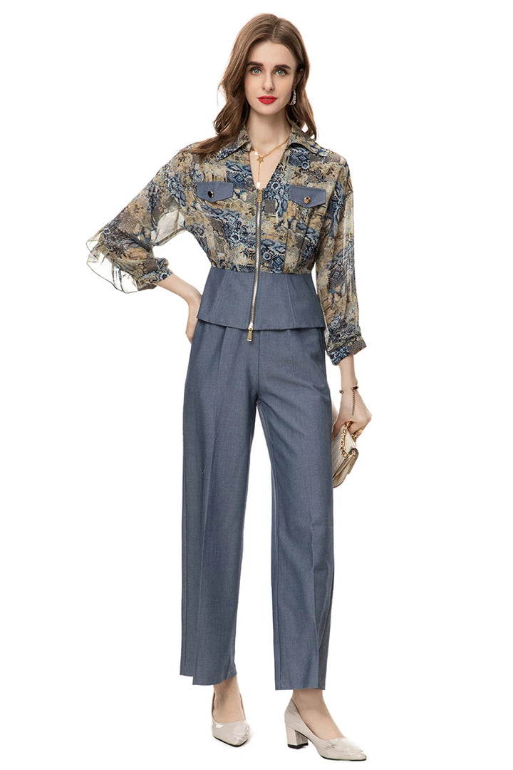 Tunic Pocket Temperament Suit