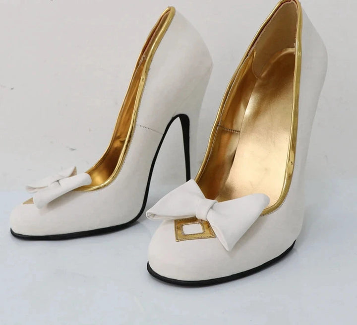 Bow Fashion Slip-On Pumps