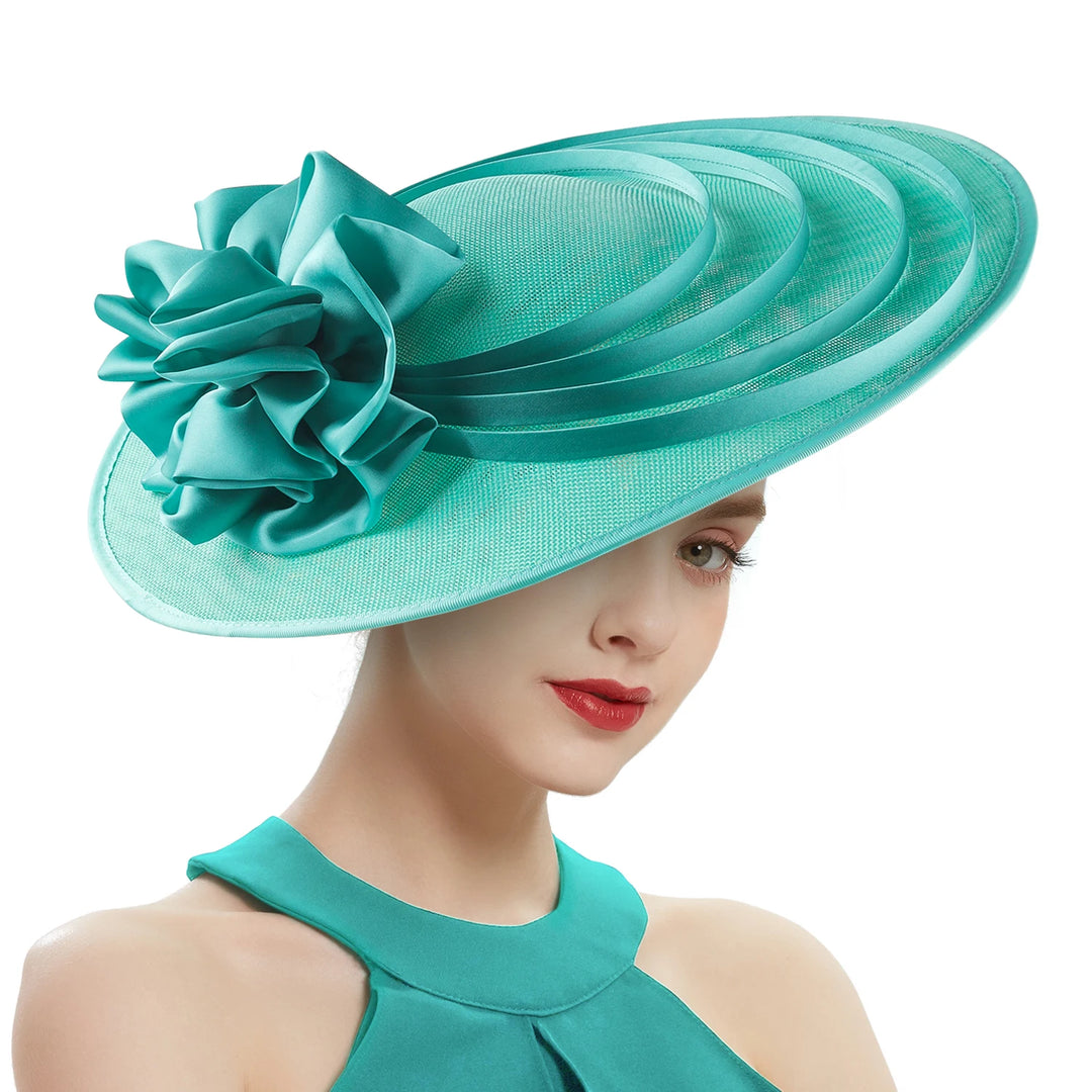 Unique Derby Sinamay Hat
