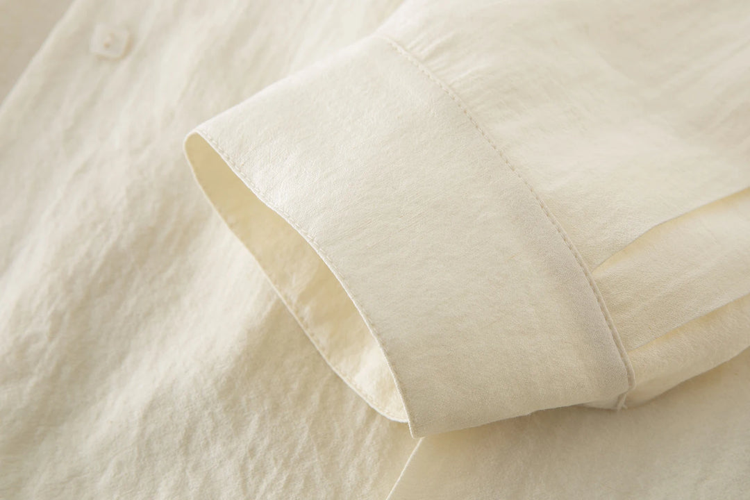 Comfortable V-Neck Linen Shirt