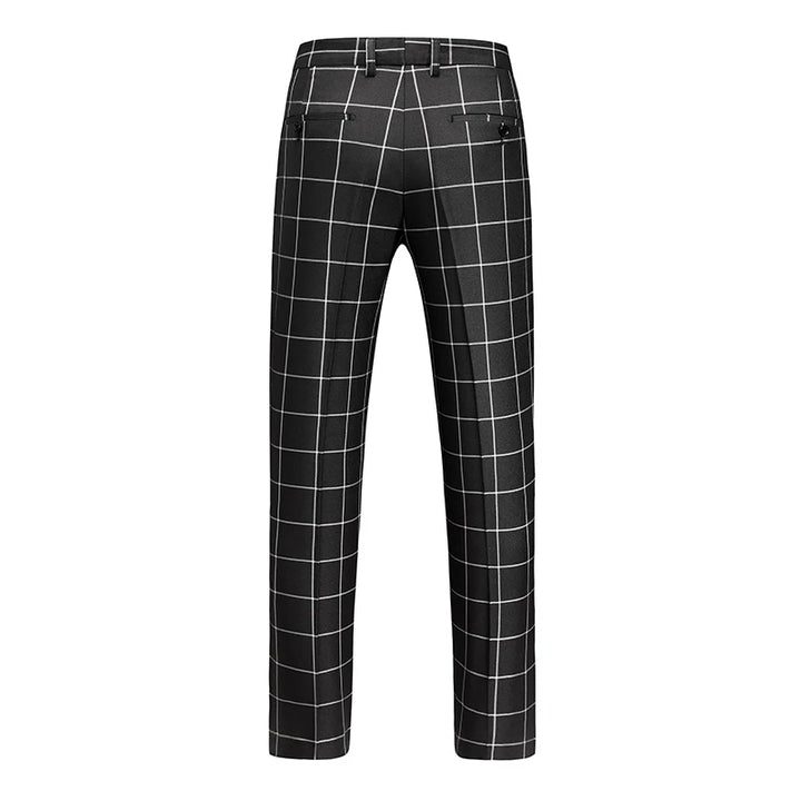 Plaid Business Dress Pants