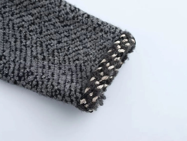 Versatile Loose Lapel Knit Jacket