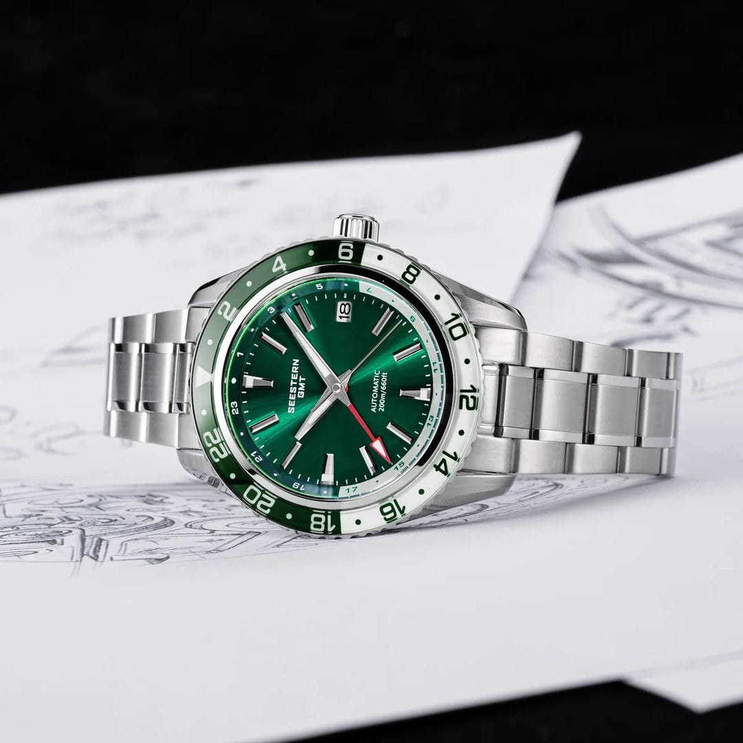 Vintage GMT Men's Automatic Watch