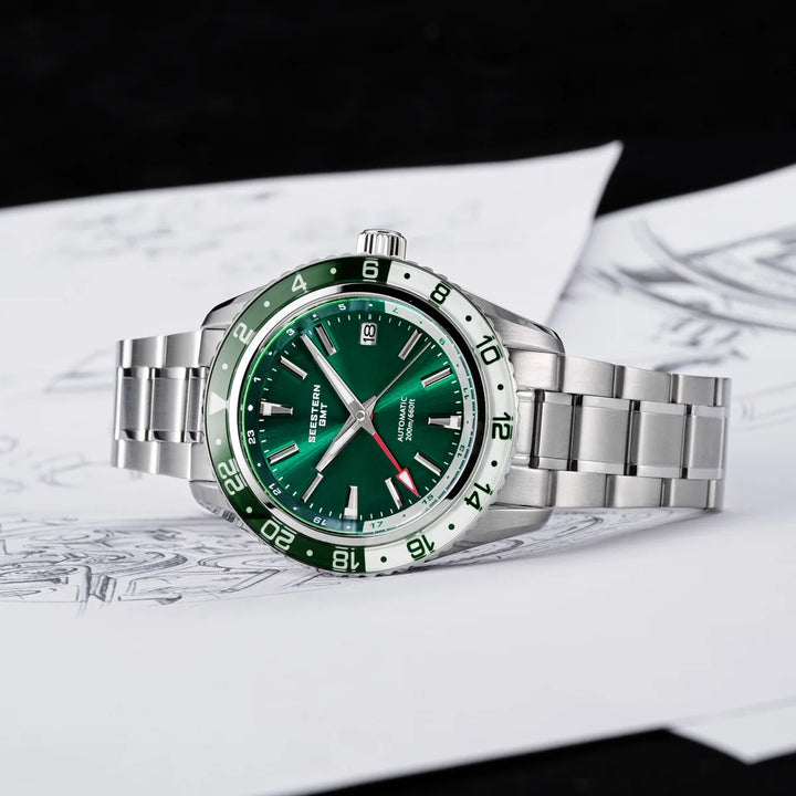 Vintage GMT Men's Automatic Watch
