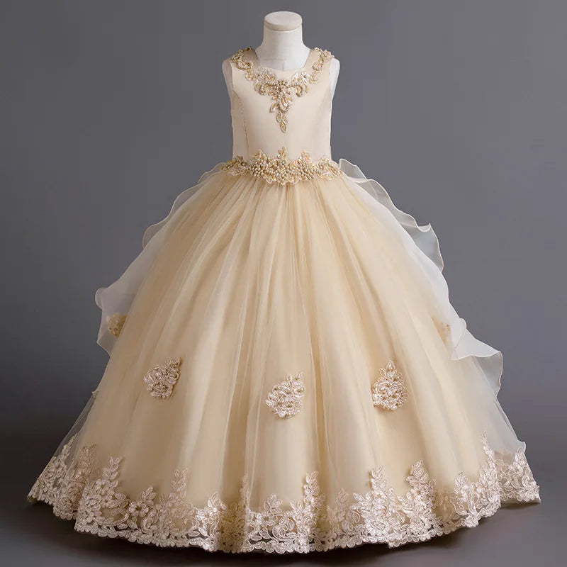 Superbe robe de soirée d'Halloween pour fille