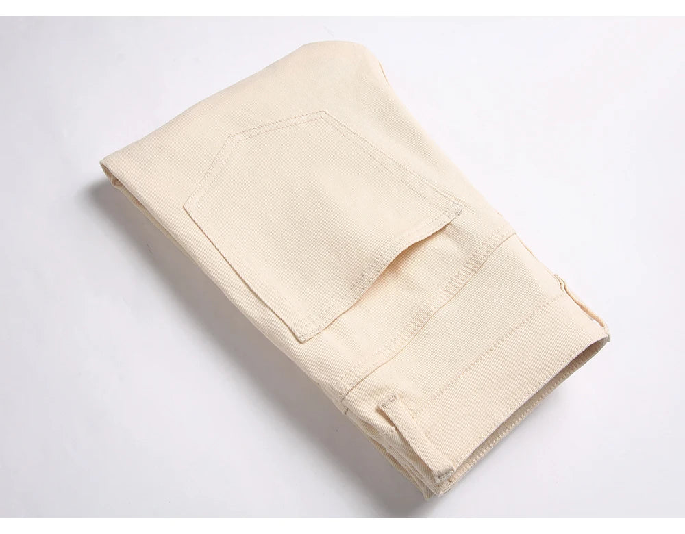 Stylish Slim Bootcut Denim Jeans Pants