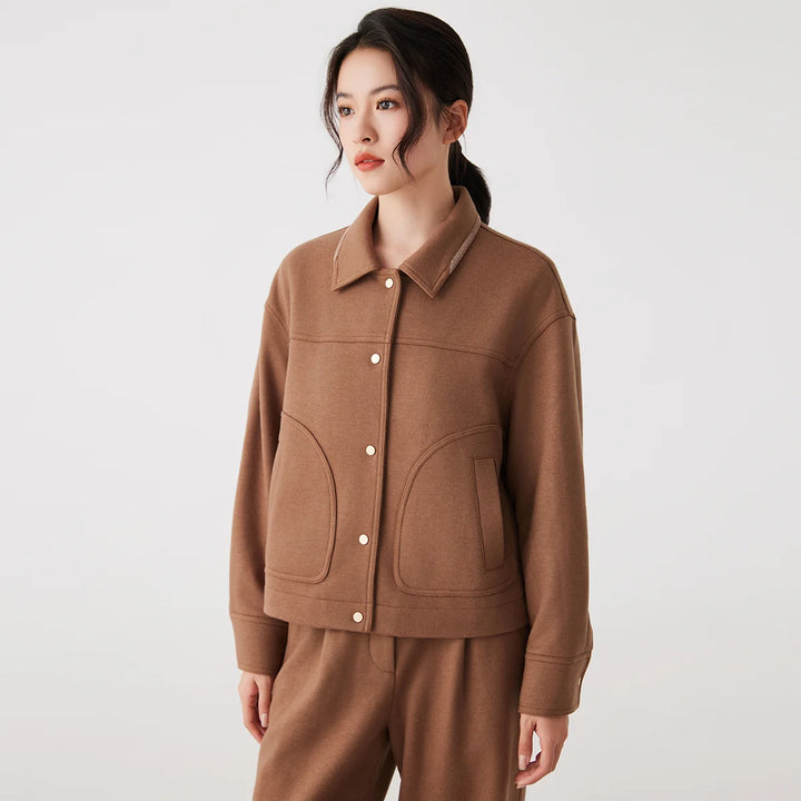 Premium Wool-Cotton Blend Warm Coat