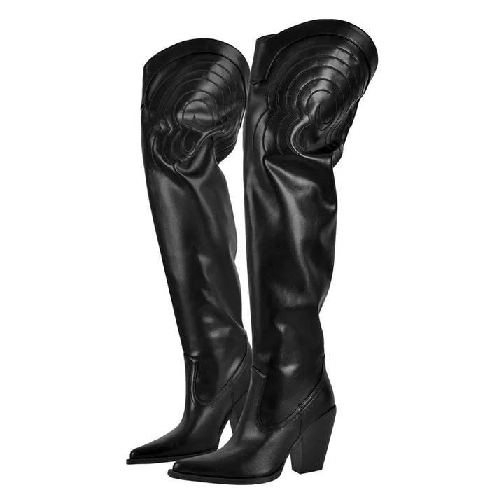 Stylish Matte Over The Knee Boots