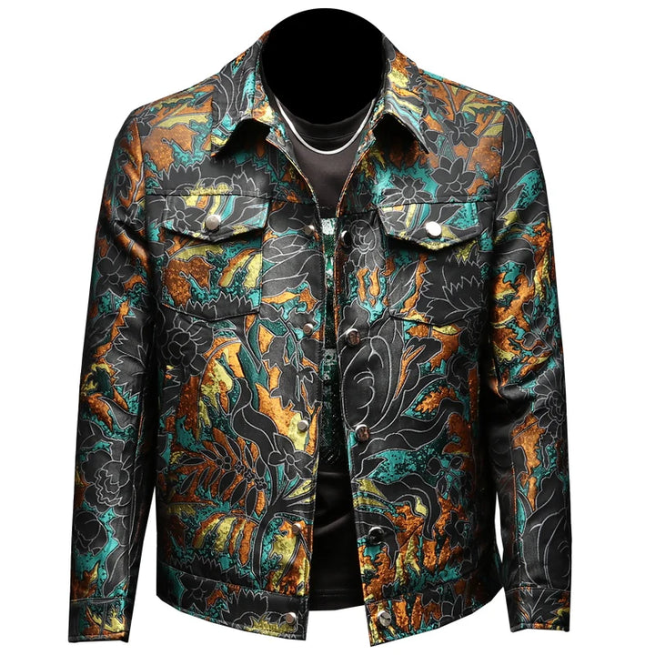 Fancy Embroidered Jacquard Jacket