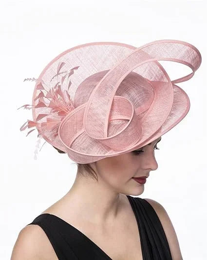 Unique Derby Sinamay Hat