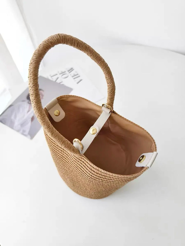 Classic Mini Paper Straw Tote Bag